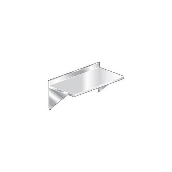 Aero Aero Manufacturing 16 Gauge Wall Mount Table 304 Stainless Steel - 10" Backsplash 96 x 24 3TWMV-2496 - main